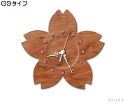 桜の掛け時計（案）Ｇ３タイプ（白色）
