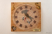 木婚式の記念の掛け時計１２