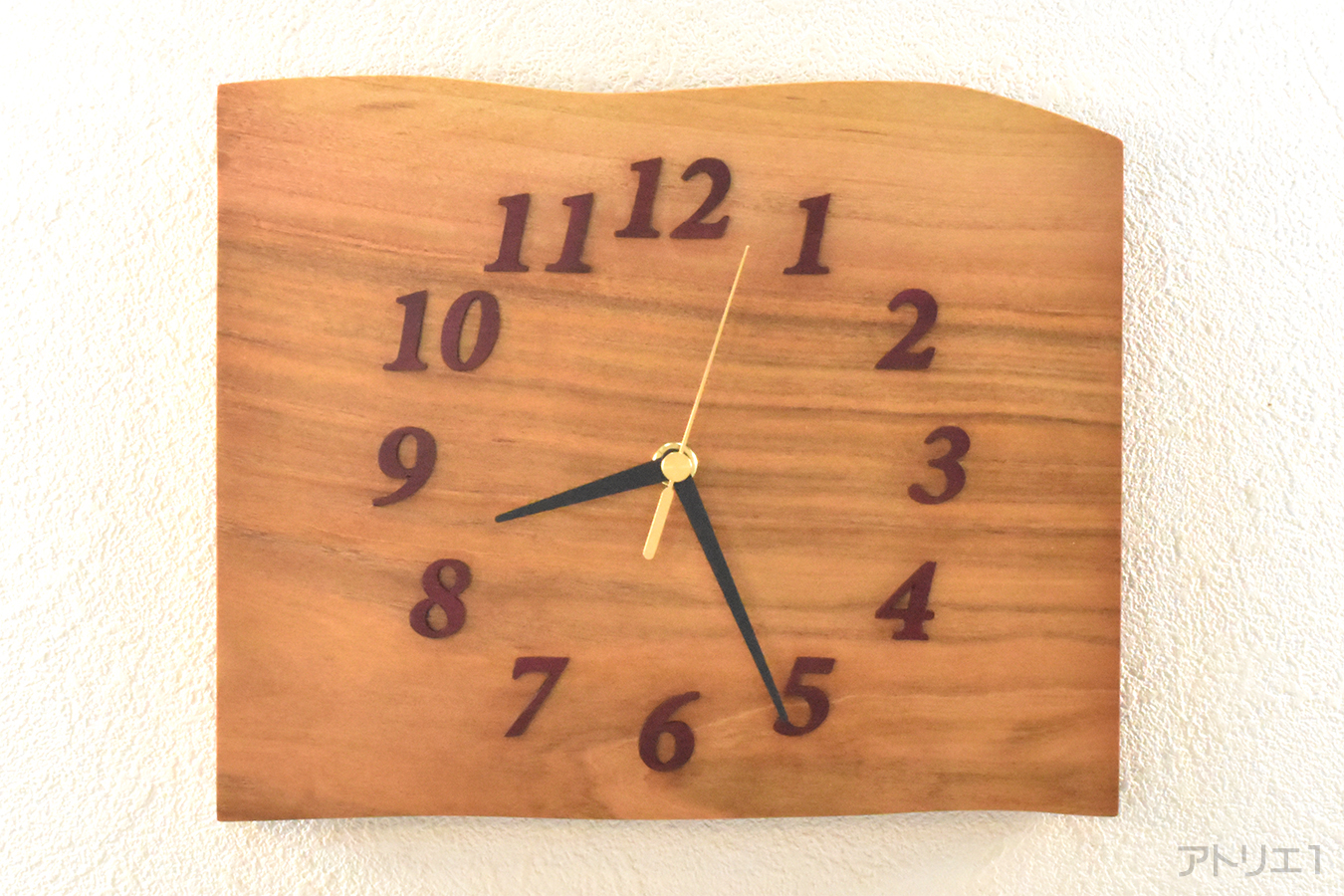 桜切株置き時計掛け兼用typeA 完全オリジナル品