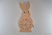 ウサギの掛け時計3