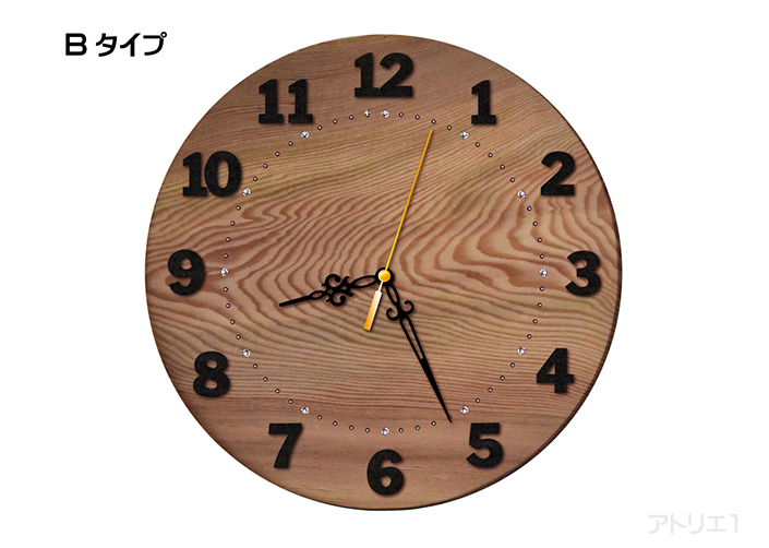 屋久杉の時計 検討 手作りの木の時計はアトリエ1