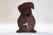 ダックスフンドの置き時計