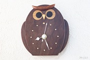 ふくろうの掛け時計