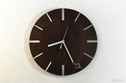 シンプルモダンな木婚式の記念の掛け時計