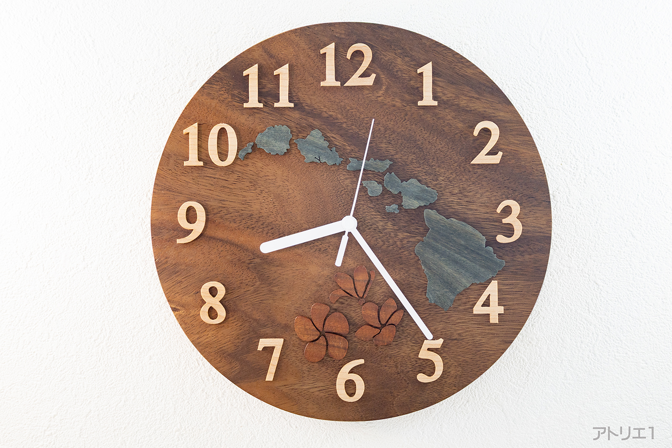 ハワイの掛け時計|ハワイの掛け時計はアトリエ1